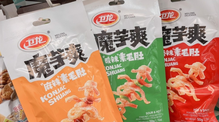 圖為魔芋爽。圖片來源：臺灣《聯(lián)合報(bào)》楊雅婷攝。