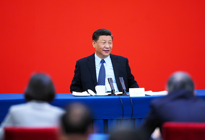 2020年5月23日，習(xí)近平總書記看望參加全國政協(xié)十三屆三次會議的經(jīng)濟(jì)界委員，并參加聯(lián)組會，聽取意見和建議。